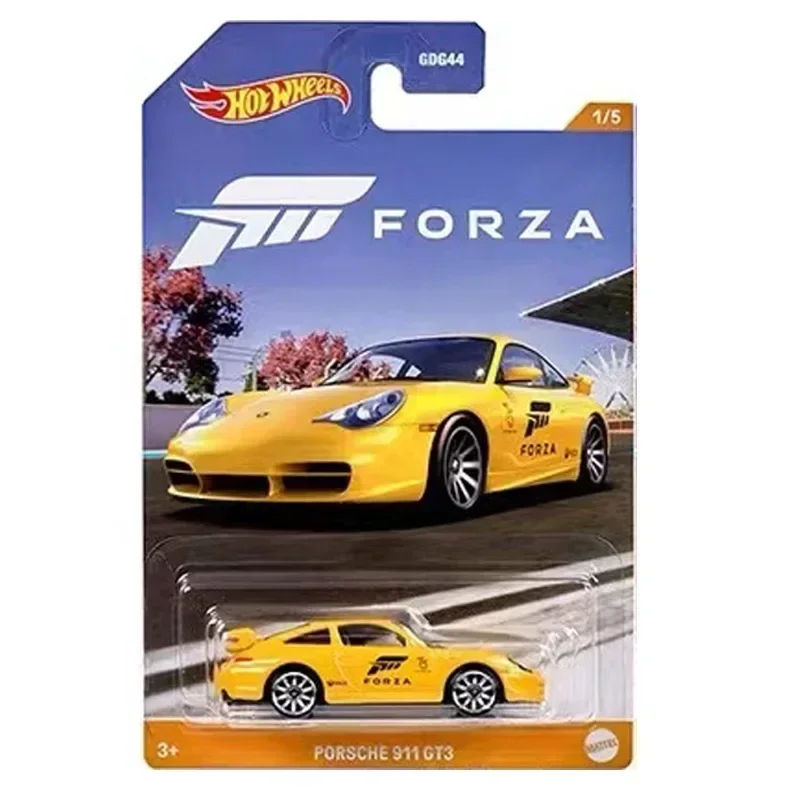 Original Hot Wheels Car Forza 1/64 Boys Toys for Children Diecast Kids Porsche 911 GT3 BMW Motosport Jaguar Metal Model Gift