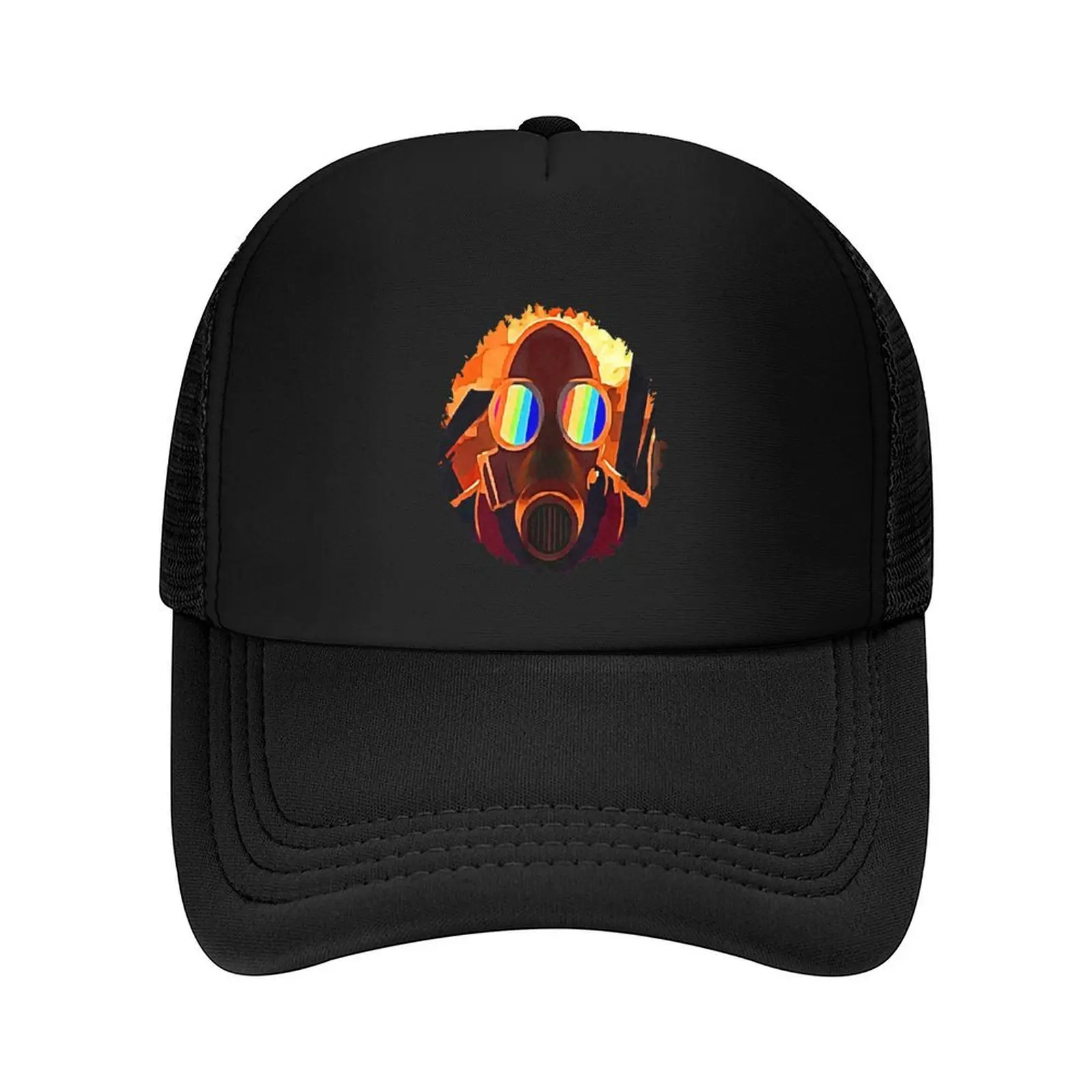 

TF2 Pyro Baseball Cap Sun Hat For Children Male hat Anime golf hat genuine Hats For Women Men's