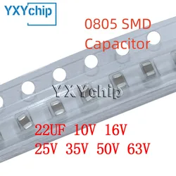 20PCS 0805 22UF 10V 16V 25V 35V 50V 63V 10% X7R X5R 226K SMD Chip Multilayer Ceramic Capacitor