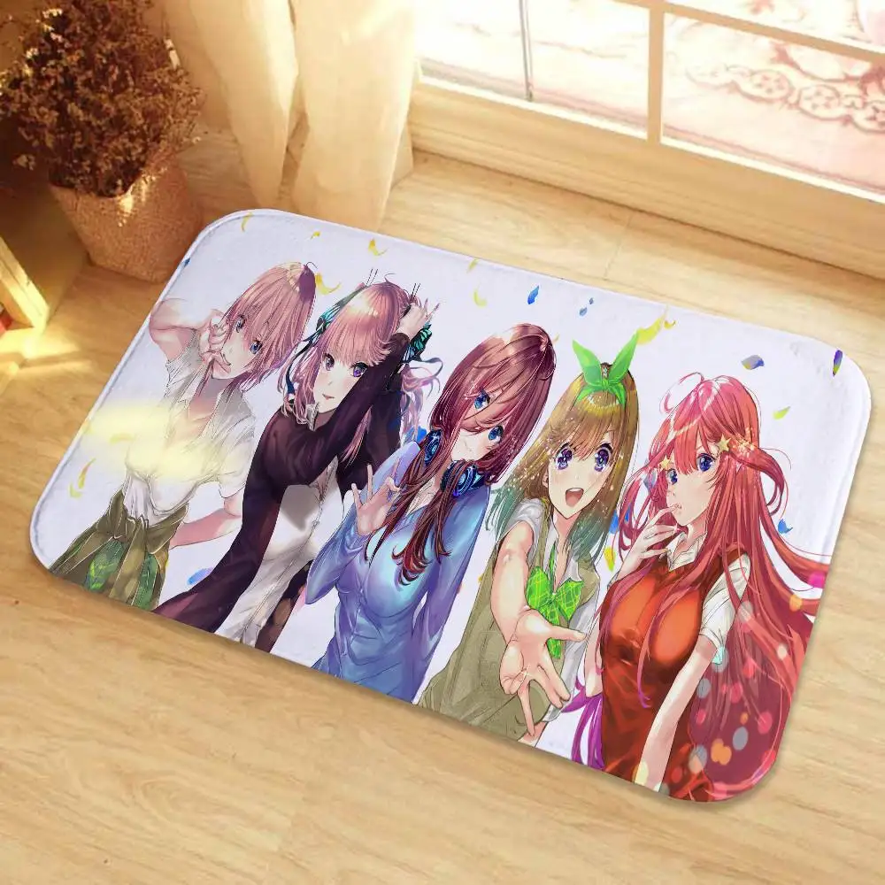 

Floor Mat Printed Large Carpets Room And Bedroom Carpets Bathroom Anti Slip The Quintessential Quintuplets Door MATS Small Carp