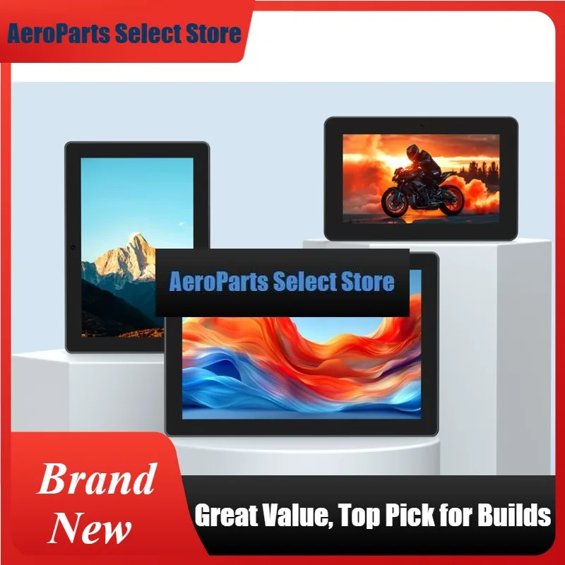 AeroPartsESP32-P4-WIFI6 7/8/10.1인치 HMI 터치 디스플레이, 10포인트 터치, 듀얼 마이크 및 스피커, Wi-Fi 6 및 BLE 5 지원