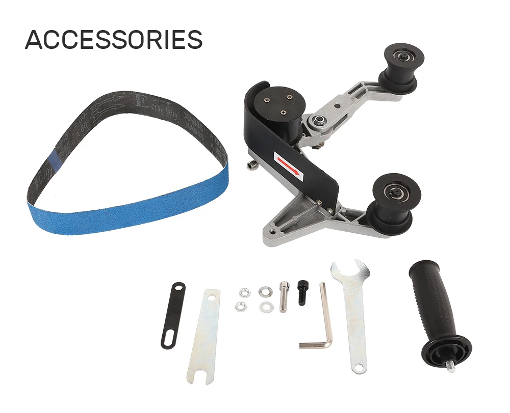 New Products Sell Well Top-level Research Handheld 800w Stainless Steel Pipe Polisher Belt Sander With Variable Speed