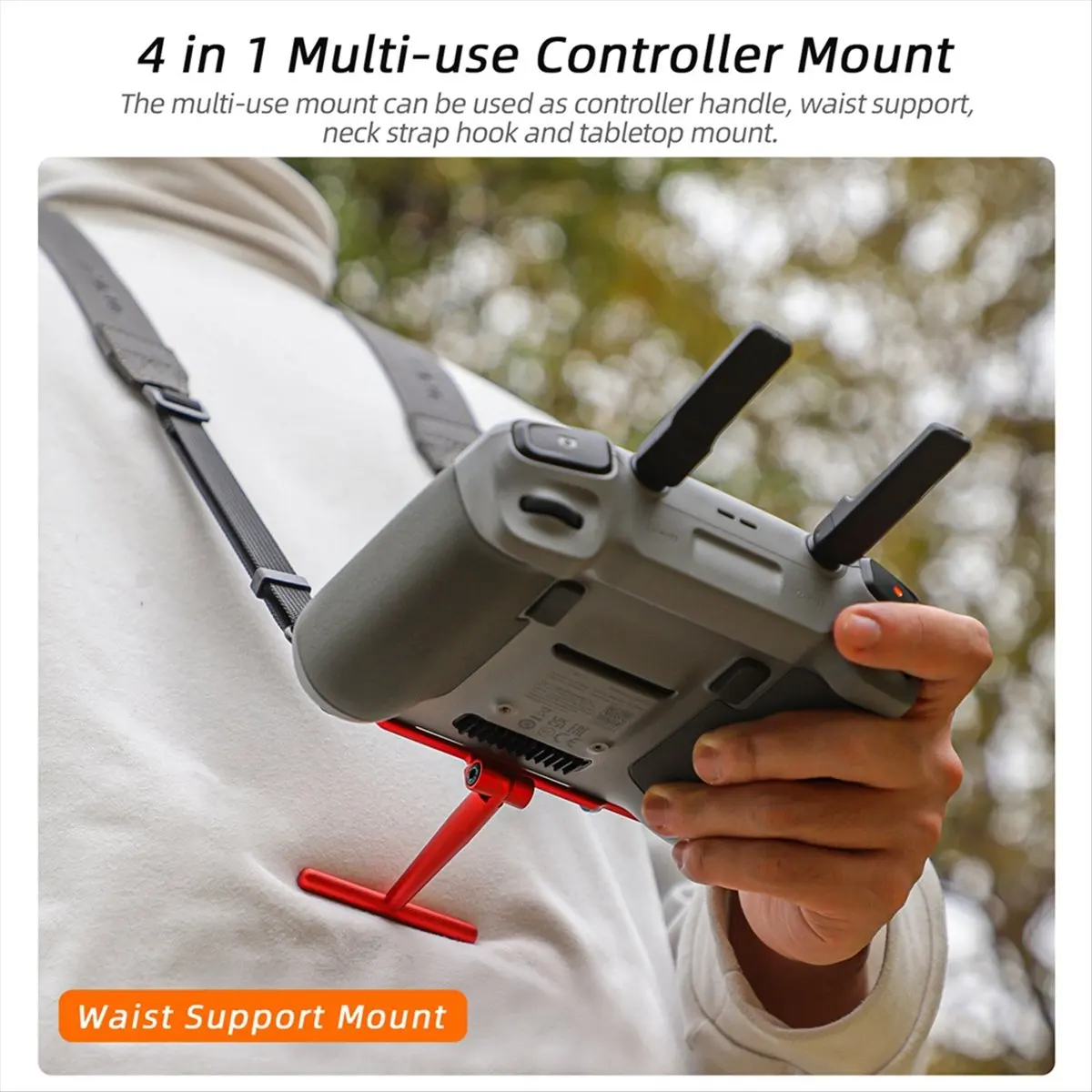 B21B  for RC 2/1 Remote Control Lanyard Carrying Handle Mini4 Pro Multi-Functional Abdominal Support Bracket Kit B