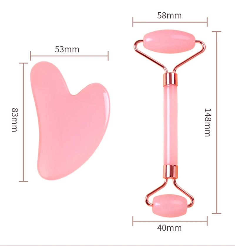 1 pc/2 pcs Guasha Scraper เครื่องนวดหน้า Gouache Scraper นวดหน้าฝังเข็ม Gua Sha Board Acupoint Eye Care สปา Detox เครื่องมือ