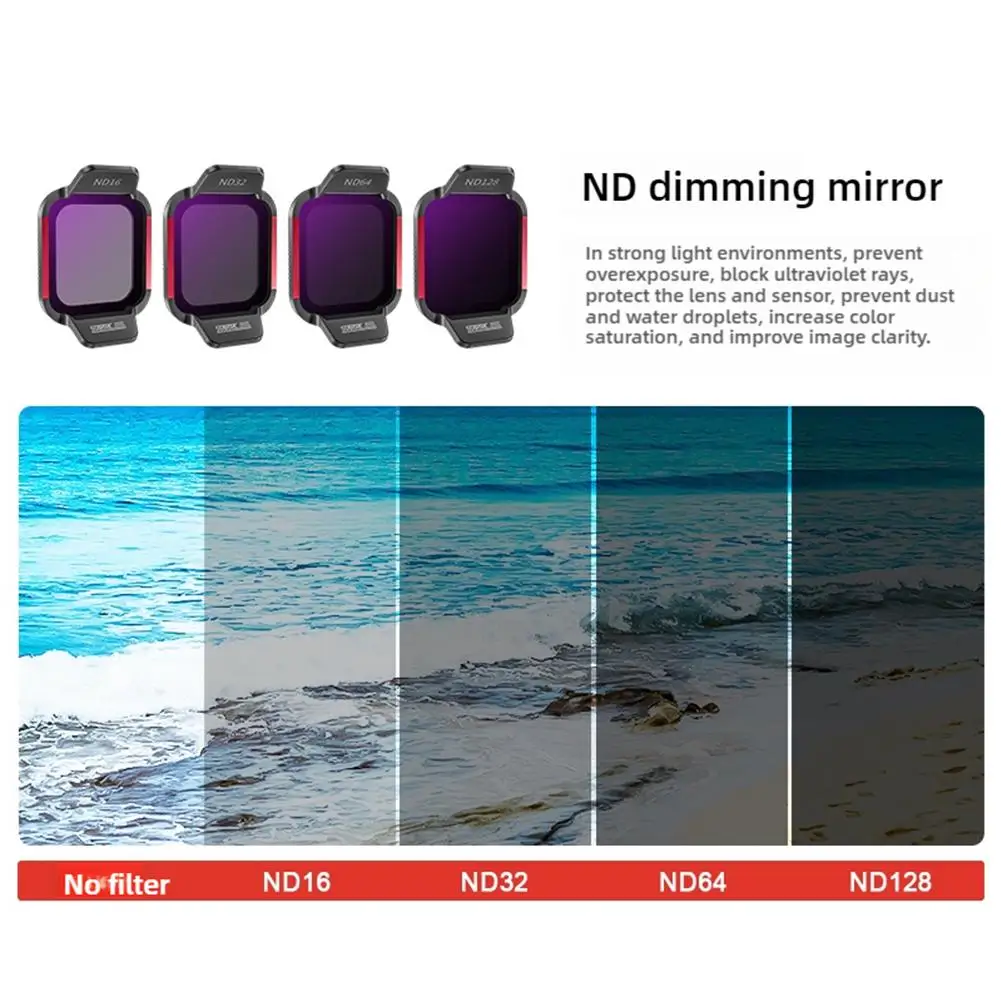  for dji FLIP Filter Multi-layer Coating Waterproof Six-piece Filter Multi-coated ND/16/32/64/128 UV CPL Mirror Drone Filter Set