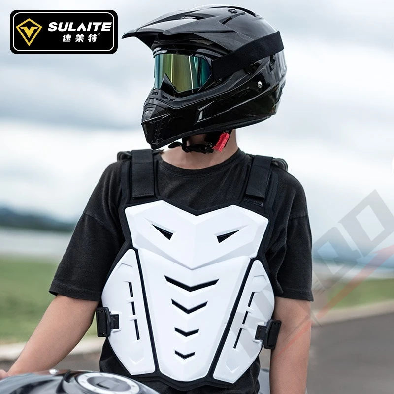 SULAITE Motorcycle Body Armor Chest Protector Anti-fall Racing Guard Vest Off-road Motorbike Rider Safety Protective Gear