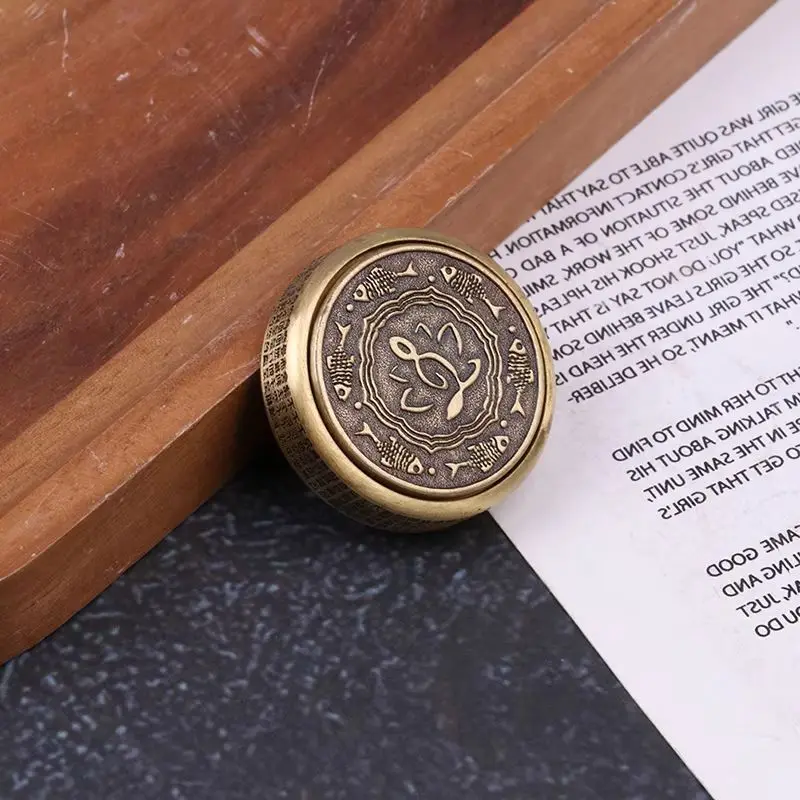 Zen bouddha haut Fidget Spinner adulte métal EDC Fidget jouet tenu dans la main TDAH main Spinner anti-Stress jouet de bureau