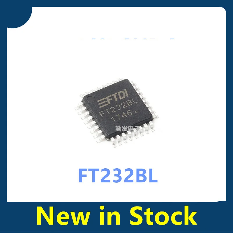 5PCS FT232BL FT232 chip, LQFP-32, brand new, genuine, in stock