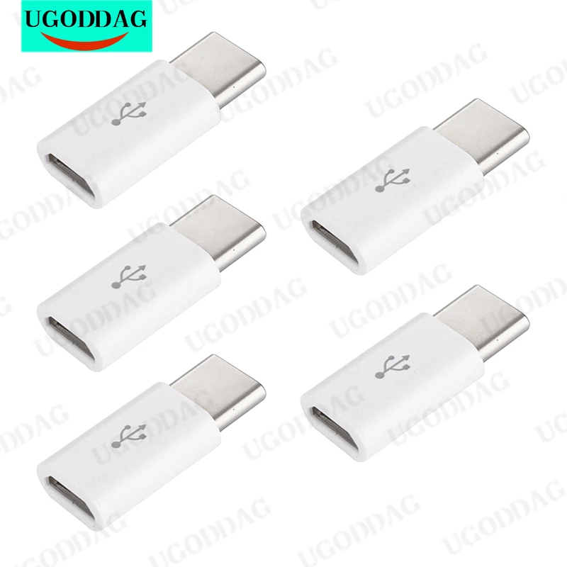 5 sztuk USB C typ C do Micro USB 3.1 ładowanie danych Android Extender Adapter złącze Micro USB ładowanie danych dla Xiaomi Huawei