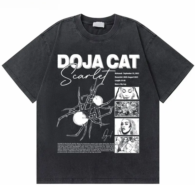 Homens mulheres hip hop moda oversized manga curta tshirt doja gato lavado vintage streetwear eu sou uma vaca mooo engraçado meme camisetas