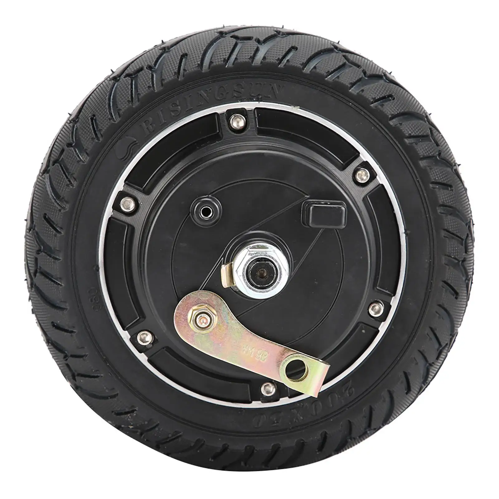 24V 350W Electric Bike Scooter Hub Motor 8 Brushless Wheel with Solid Tyre - Vehicle Accessory