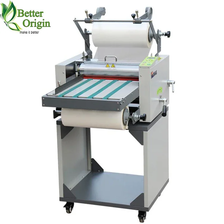 BO-L388 cold laminating machine electric roll to roll lamination machine