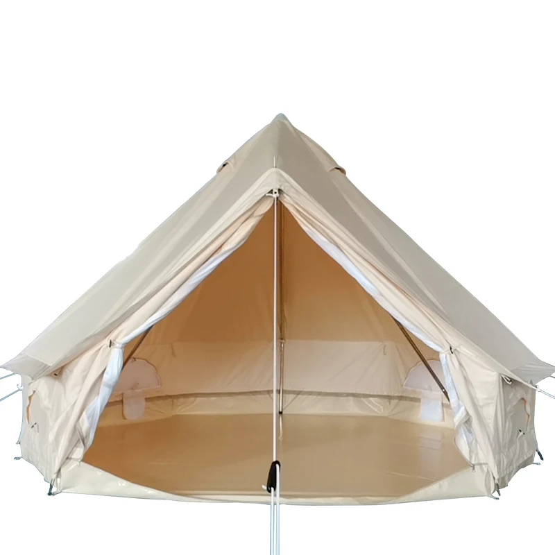 

Tom Auto3 Meters Standard Bell Tent Without Center Pole Canvas Glamping 3m Diameter Tent for 2 Person Glamping