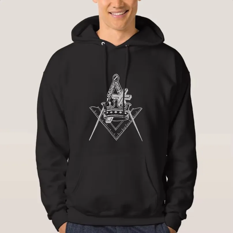 

Vintage Knights Templar & Freemason Symbol Masonic Pullover Hoodie New Comfortable Cotton Casual Mens Sweatshirt Streetwear