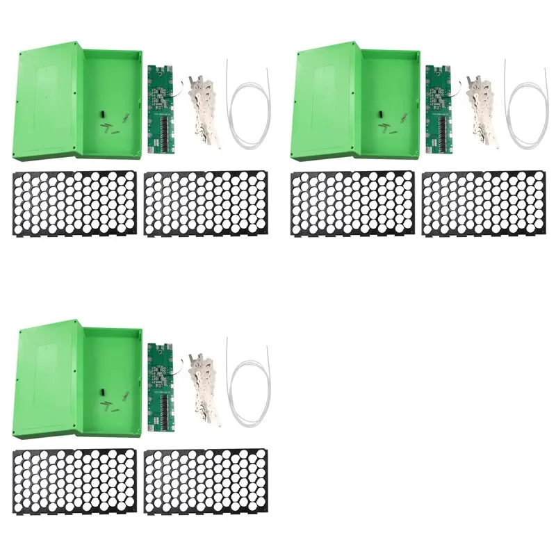 Premium-3X Battery Box 13S 6P 48V 52V Battery Box 18 650 Bracket Welding Nickel For Electric Bicycle Battery Use