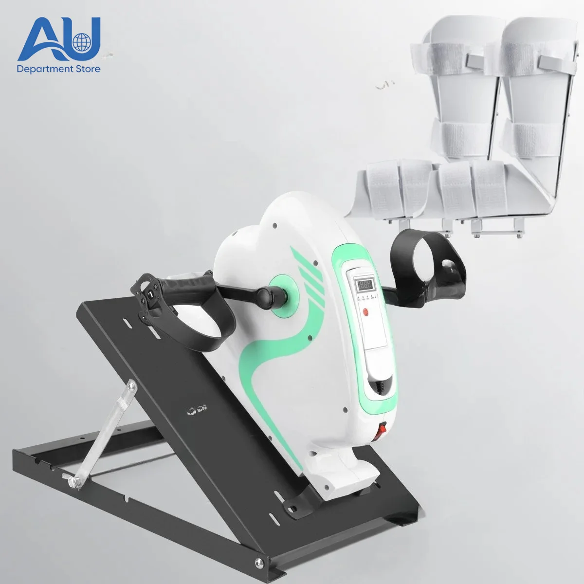 2nd Gen Elderly Home Rehabilitation Trainer, Electric Pedal Exerciser, Upper & Lower Limb Hand Leg Training Equipment