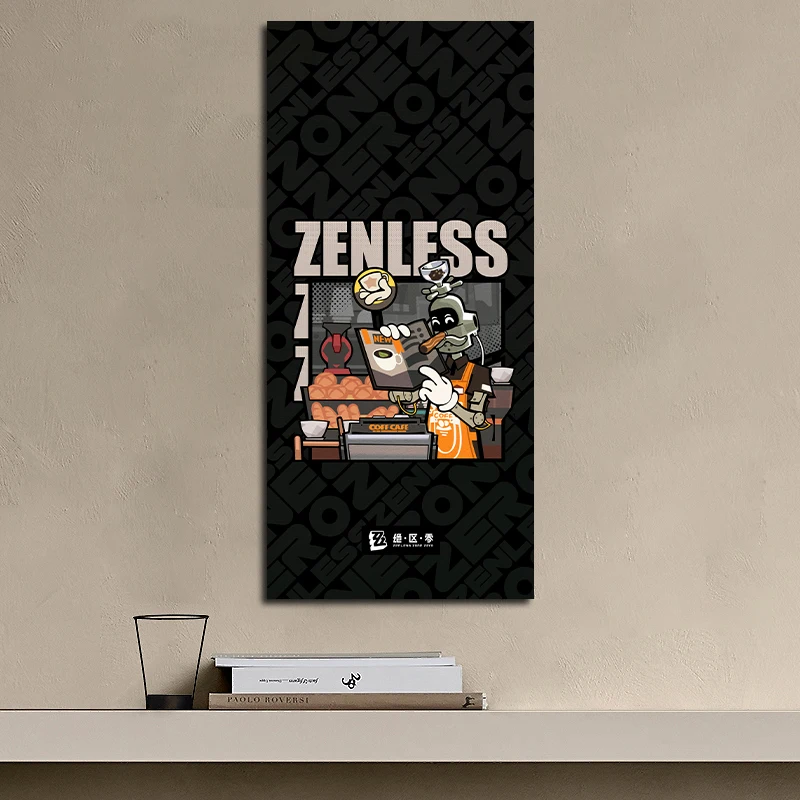 Modern Fantasy Action Games Cute Character Portrait Poster Zenless Zone Zero Anime Wall Art Canvas Painting for Fans Home Decor