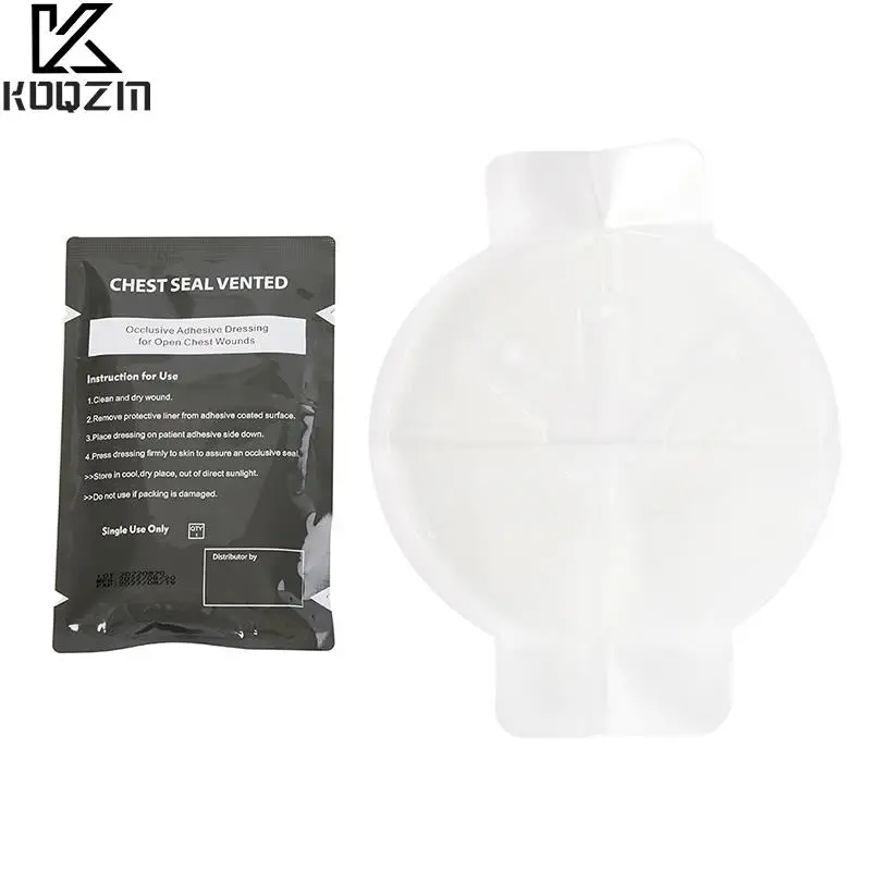 Hot Sale 3 Holes Medical Chest Seal Vented Chest Seal Outdoor Emergency Medical Treatment Drop Shipping