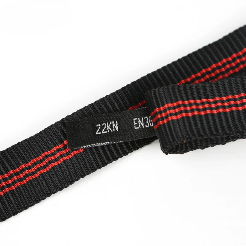 Outdoor Climbing Flat Strap Protection Belt Abrasion Resistant Safety Flat Belt Connection Rope Climbing Equipment