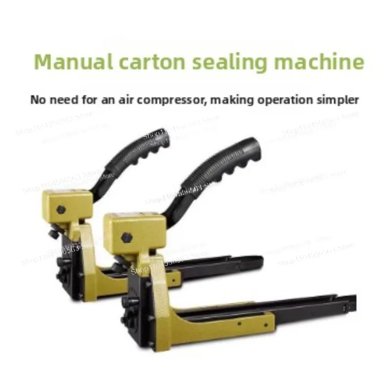 Manual Top Carton Closing Staple Gun | Heavy-Duty Handheld Stapler for 35 Series Carton Staples