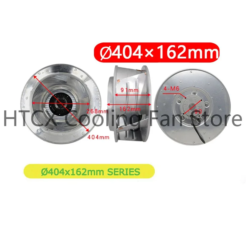 New original SW400 220V 1.2A 320W 1300r.p.m 70dB 3000m³/h 404mm 162mm 140mm 91mm turbine type eddy current centrifugal fan