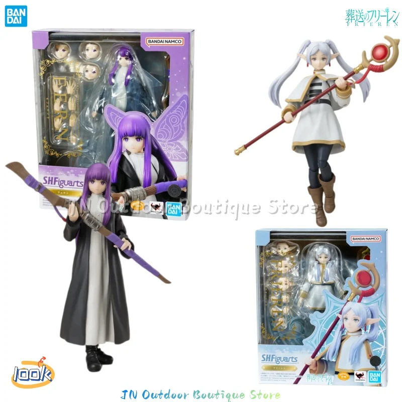 In Stock Bandai Original Box SH Figurats SHF Frieren Beyond Journey's End FERN Anime Action Figure Model Toy