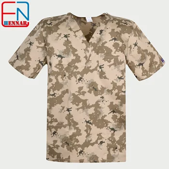 4 drucke Camouflage Männer Peeling Uniformen Männer Peeling Top 100% Baumwolle Medicol Uniformen