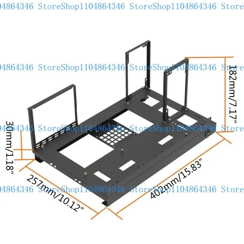 5asd Mining Rig Case GPU Mining Frame Expert Open Aluminum Frame Chassis Rack