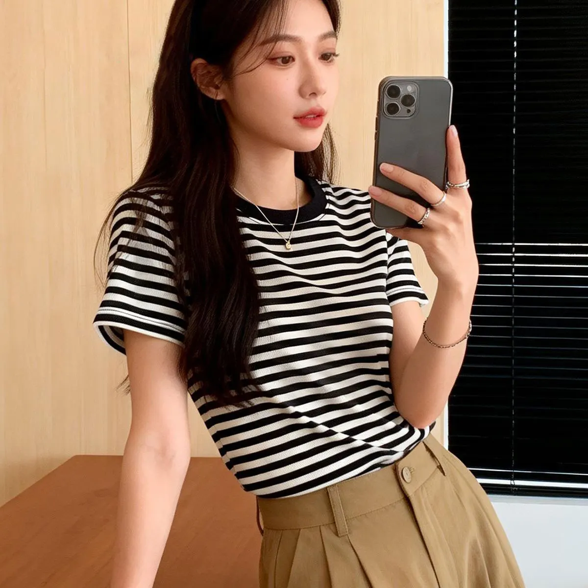 Premium European Style Women's T-shirt Guangzhou Thirteenth Factory 2026 New Style Dongguan Hump South Oil Hangzhou Four Seas...