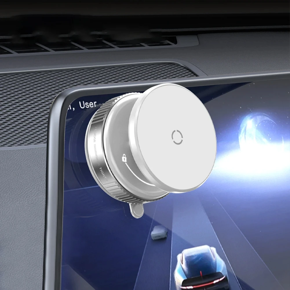 Car Mount Electric Vacuum Magnetic Holder Foldable Strong Suction Stand For Navigation Car For iphone 13 14 15 16 Live Streaming
