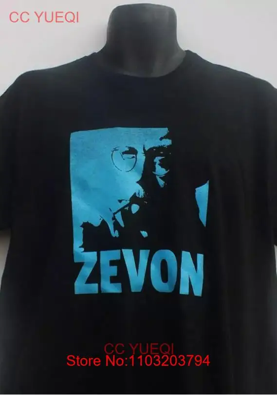 Hot Popular Warren Zevon Black T-Shirt Cotton Unisex