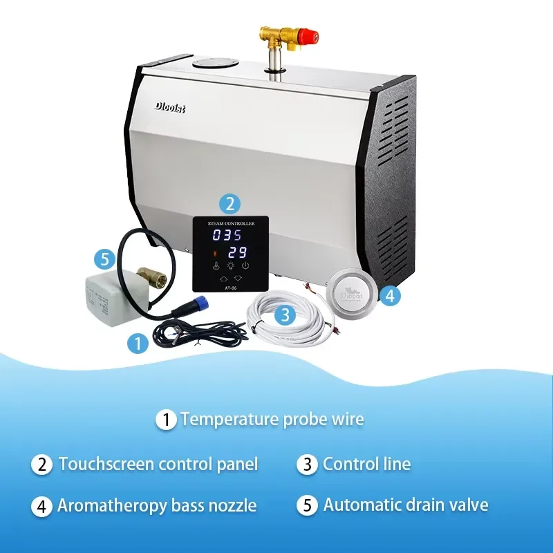 STROVAN DIOOIST 3KW Wet Steam Electric Generator Residential Steam Shower Powered by Wet Steam