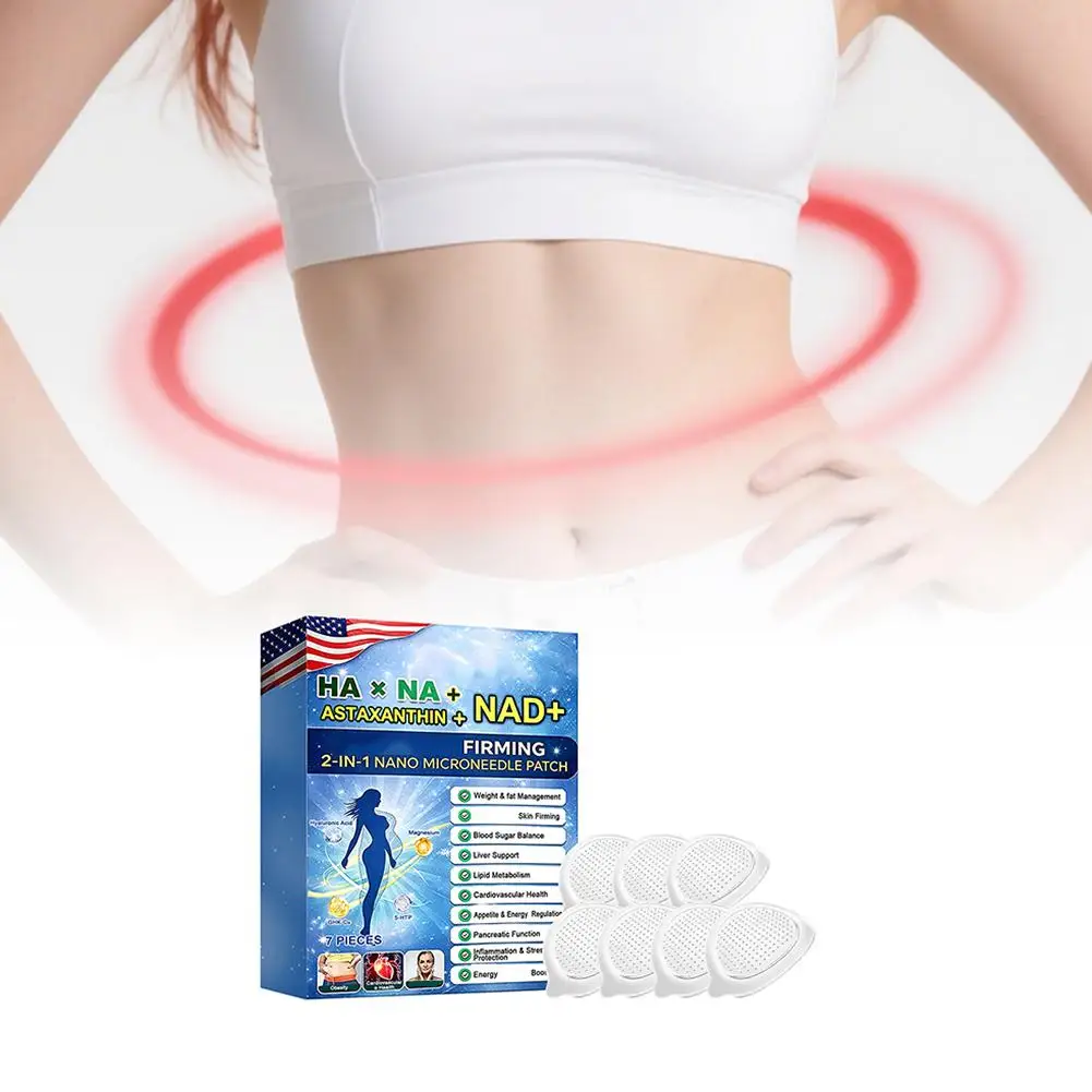 2-In-1 HA × NA Astaxanthin NAD+ Nano Microneedle Patches 1/2/3 Boxes ≤0.3mm Firming Moisturizing Body Shaping Skin Care Stickers