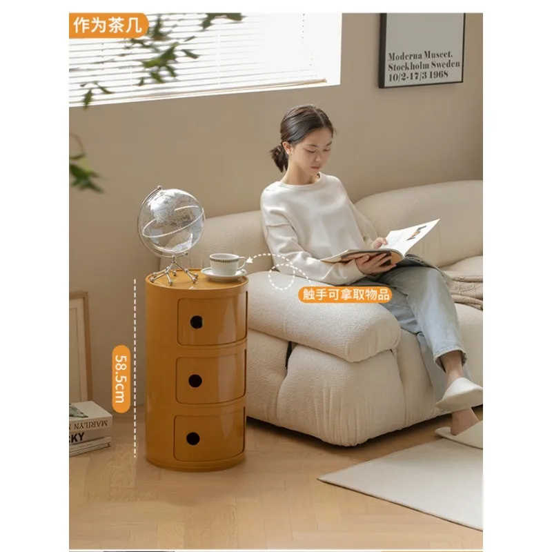 Second-hand side table, creative living room, simple storage rack, corner table, side storage, bedside table, small coffee table