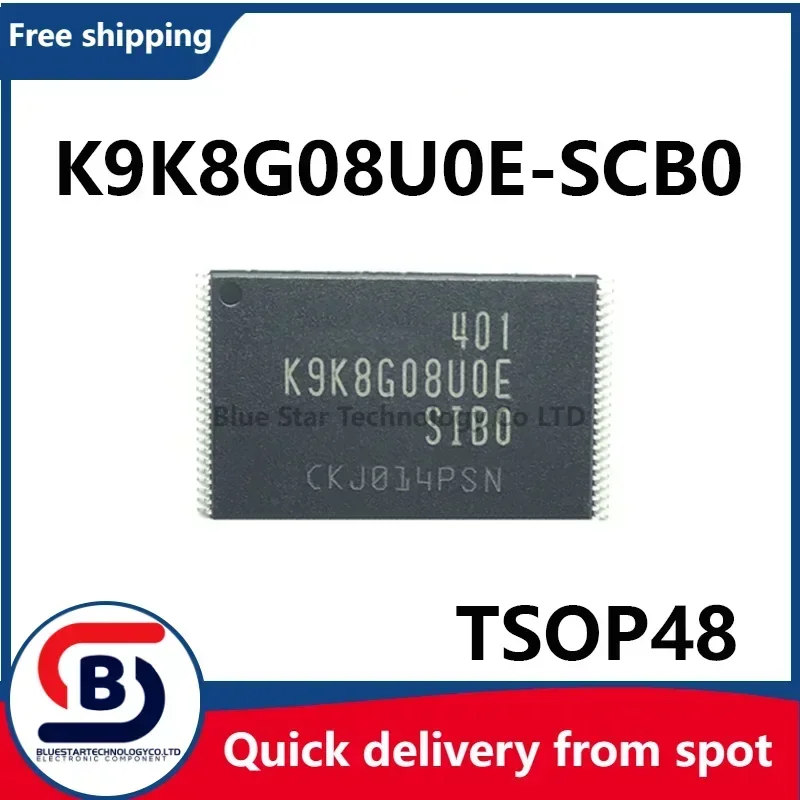 

Free Shipping 5-20pcs/lots K9K8G08U0E-SCB0 K9K8G08U0E K9K8G08U0 9K8G08U0 K9K8G08UOE-SCBO K9K8G08UOE K9K8G08UO flash memory chip