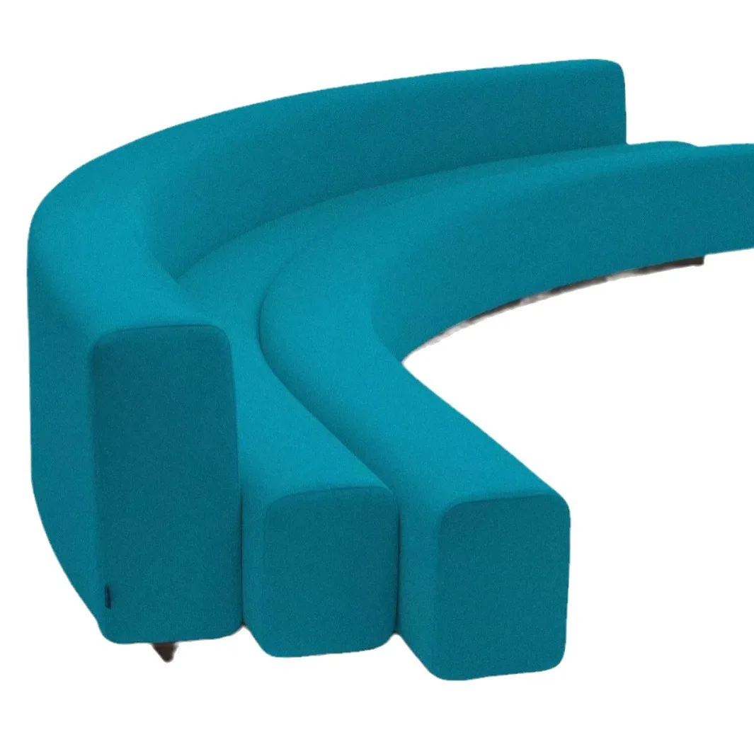 CX Creative Hotel Lobby Shaped Sofa Clothing Store, Studio Art Arc Semicircular Sofa