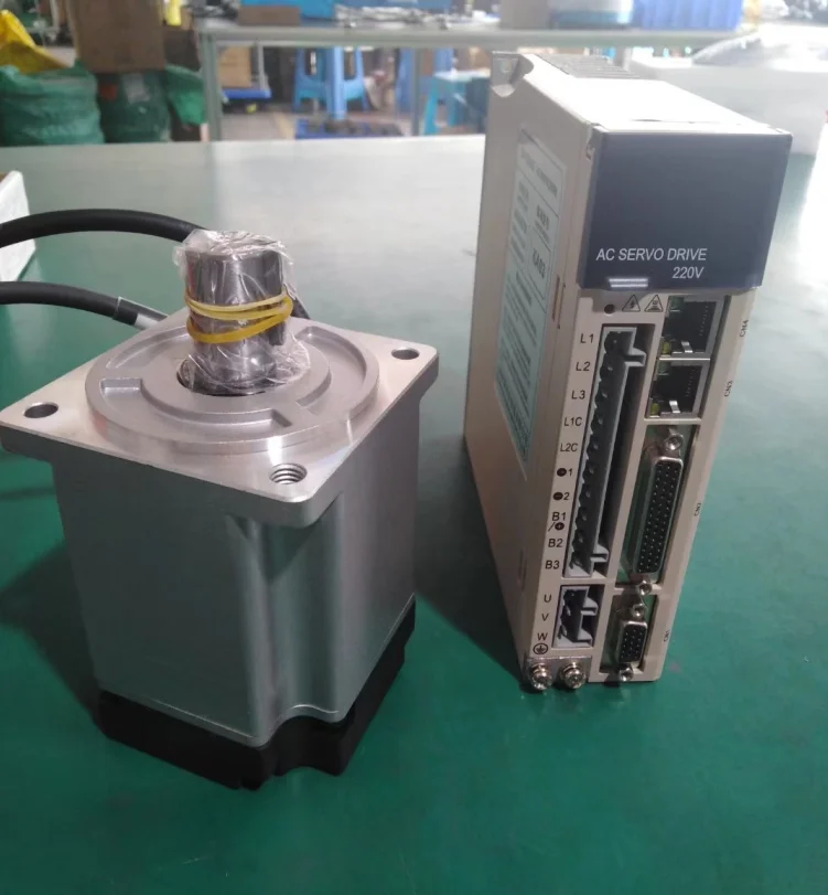 มอเตอร์เซอร์โว Sihong 200W คุณภาพมาตรฐาน CE ปี 2024 ขายดี ผลิตจากโรงงานมอเตอร์ Sihong ขนาด 60 มม. 220Vac 0.64nm พร้อมไดรเวอร์และตัวเข้ารหัสแบบ Absolute 17 บิต