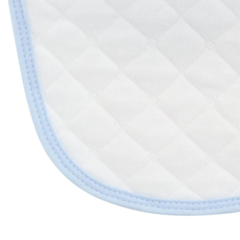 Bavaglini per neonati Bavaglini per sbavature in cotone tinta unita con bottone a pressione Asciugamano morbido e assorbente Bavaglini per neonati in cotone