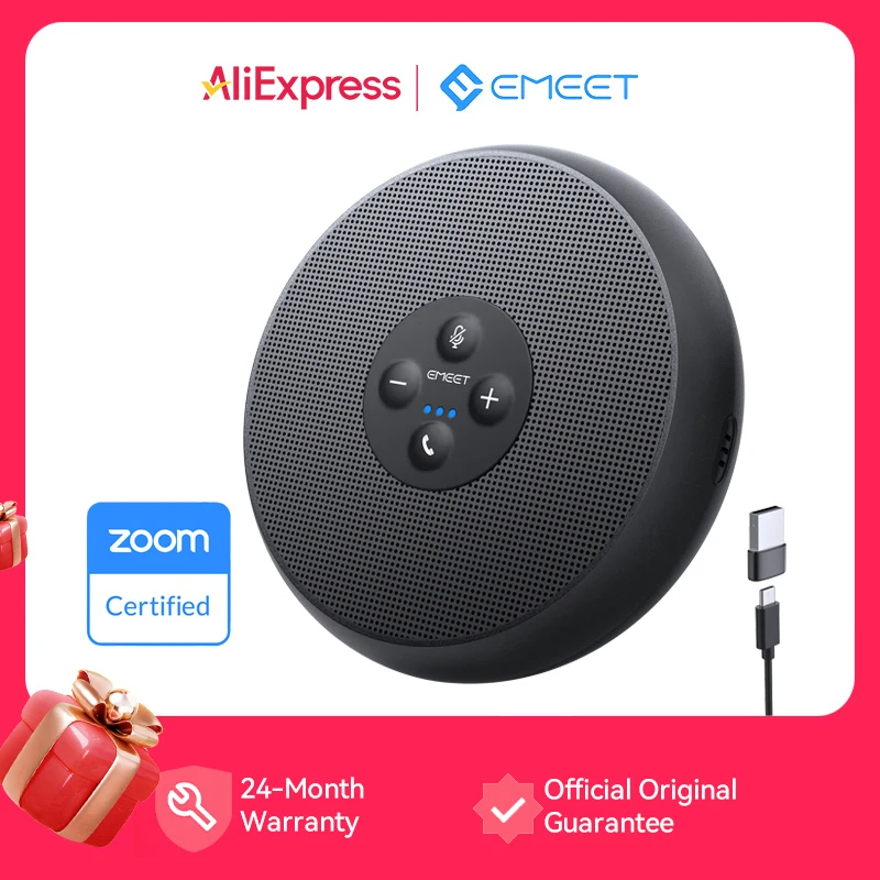 emeet-usb-speakerphone-conference-speaker-with-2-ai-mics-360°-voice-pickup-meeting-microphone-zoom-certified-for-office-home
