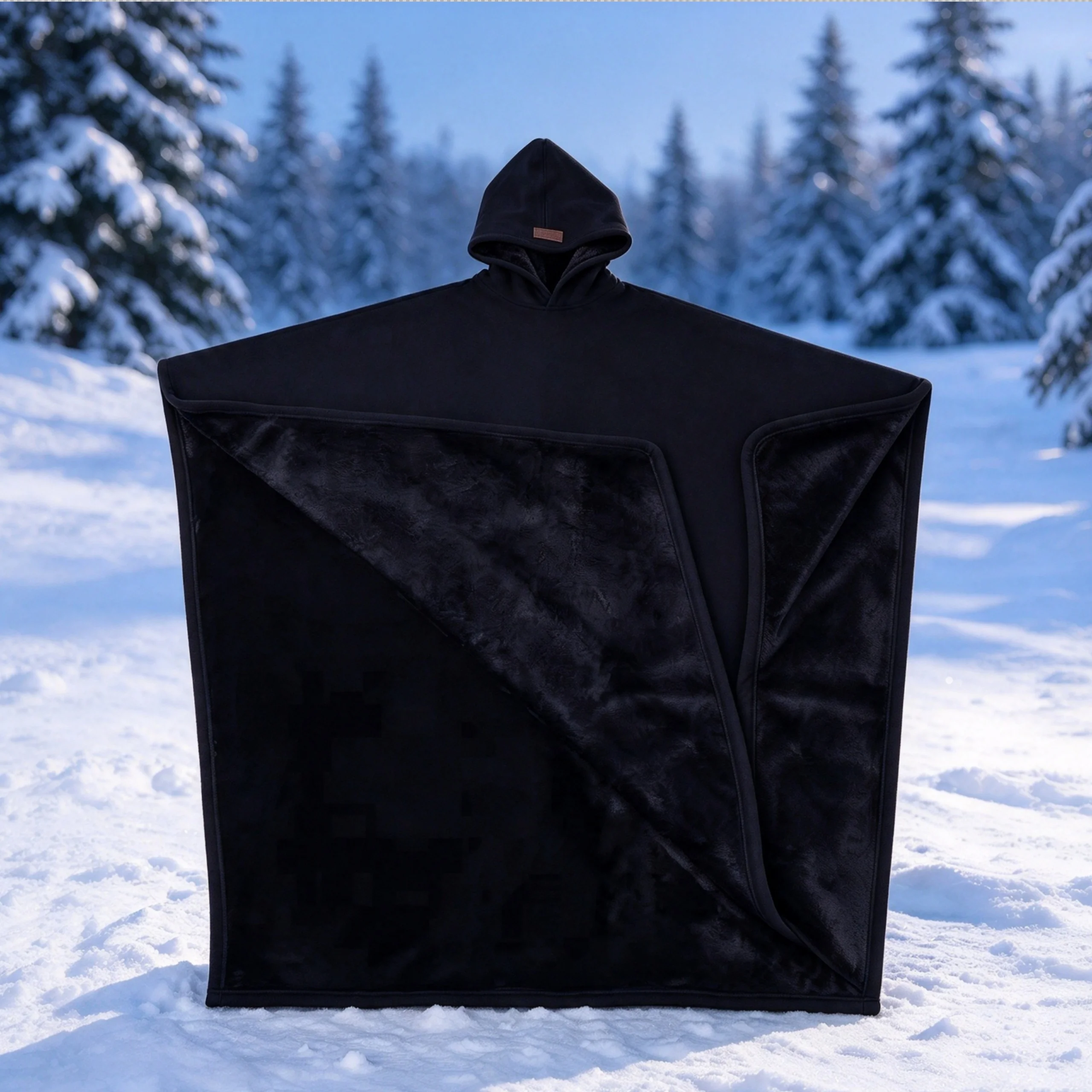 Eden Hoodie Unisex Oversized Hoodie Cloak light weight Super Warm Ultra-Soft Faux Fur Liner Winter Cloth Gift for Christmas