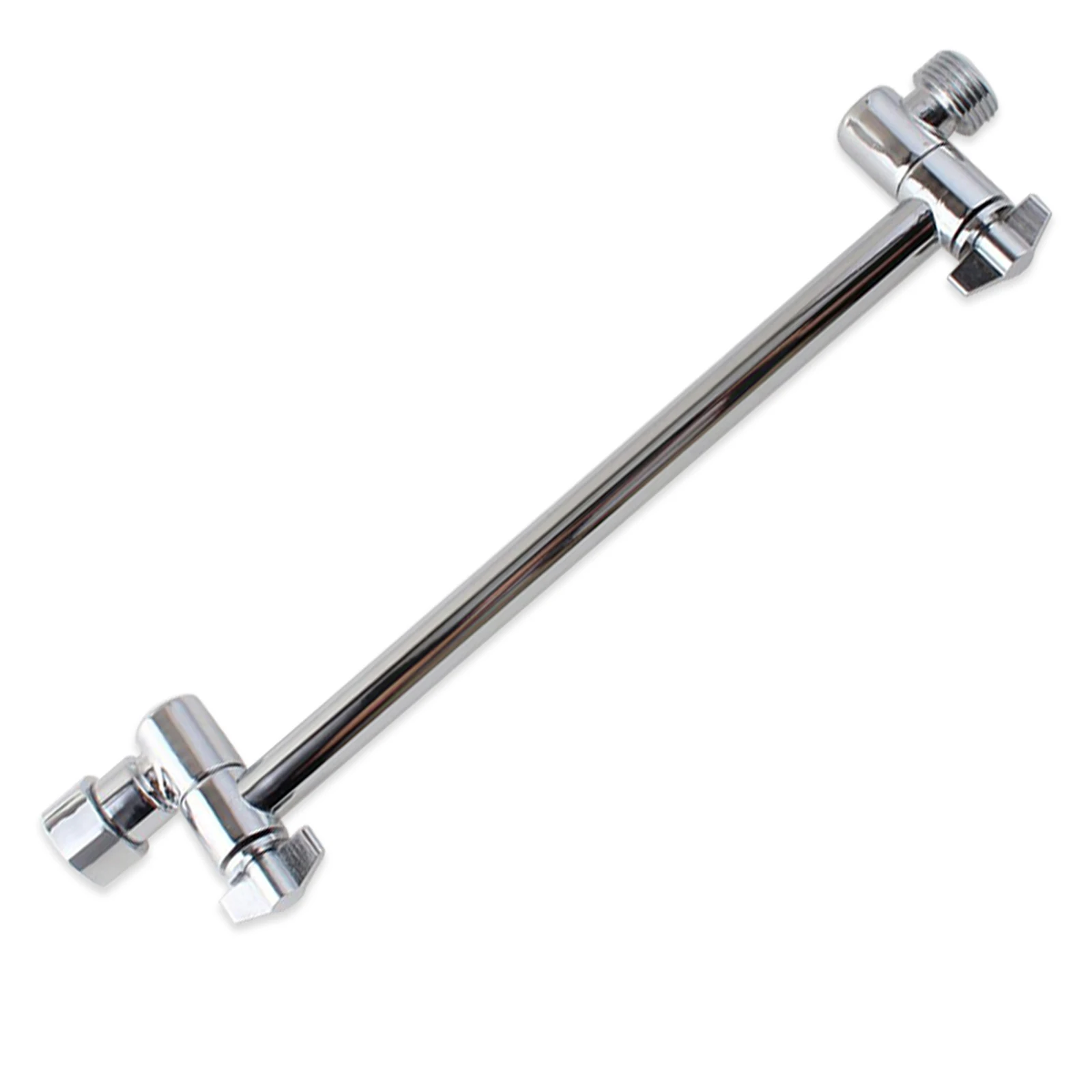 Shower Extension Arm Adjustable Shower Arm Shower Head Arm Bathroom Accessories 11 Inch Adjustable Height Angle
