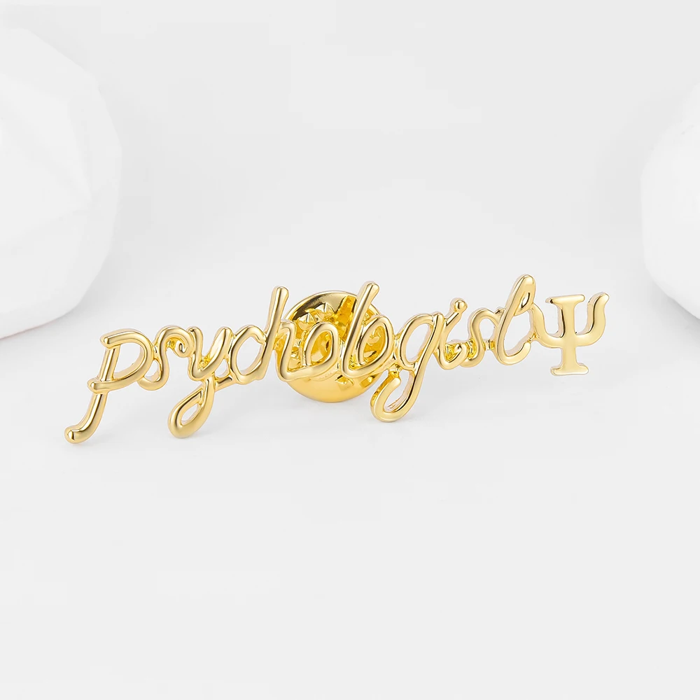 بروش سحري من Hanreshe-Psi ، دبوس علم النفس الطبي ، مجوهرات للطبيب والممرضة ، شارة طية صدر ، هدايا