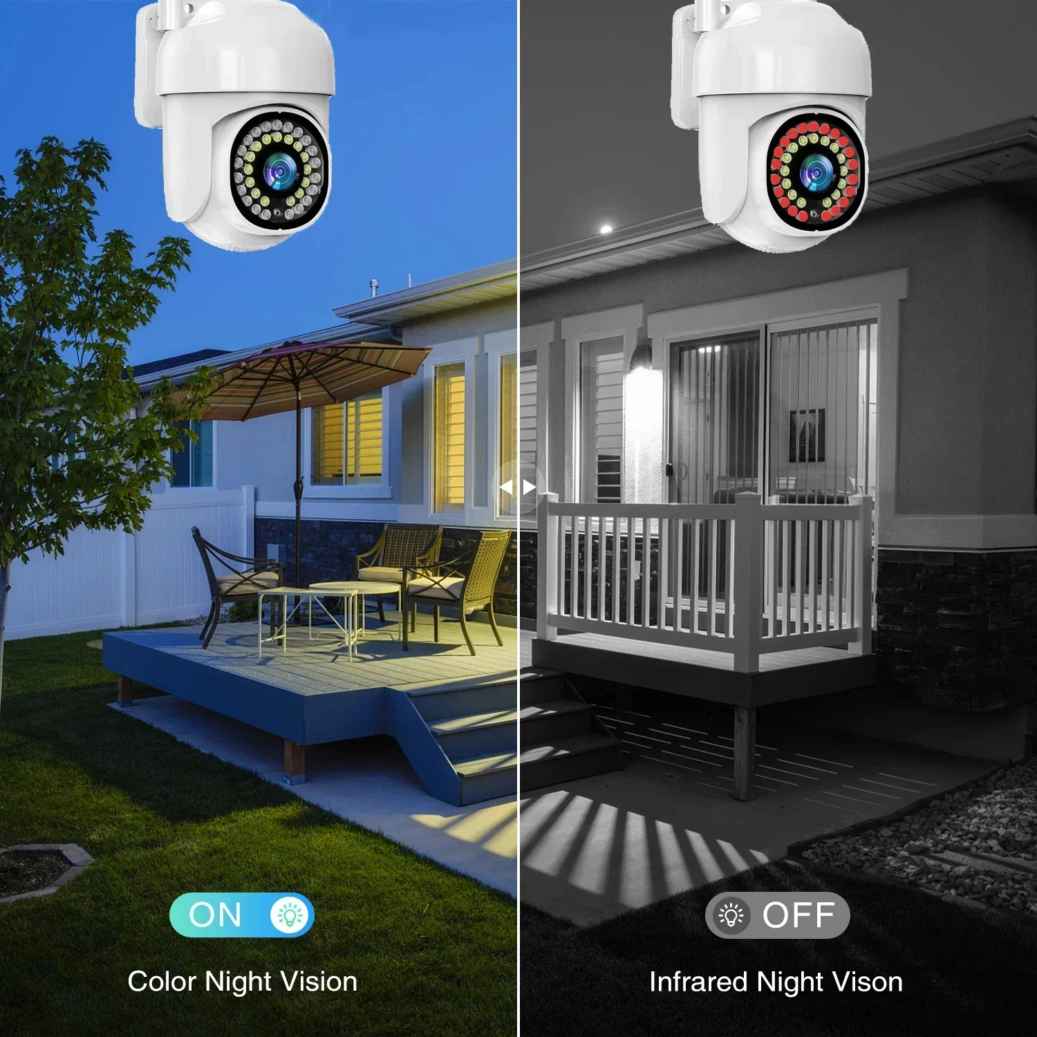 Yoosee WiFi PTZ 3MP 5MP CCTV Esterno Impermeabile Auto Tracking Audio bidirezionale Visione notturna a colori Telecamera di sicurezza wireless