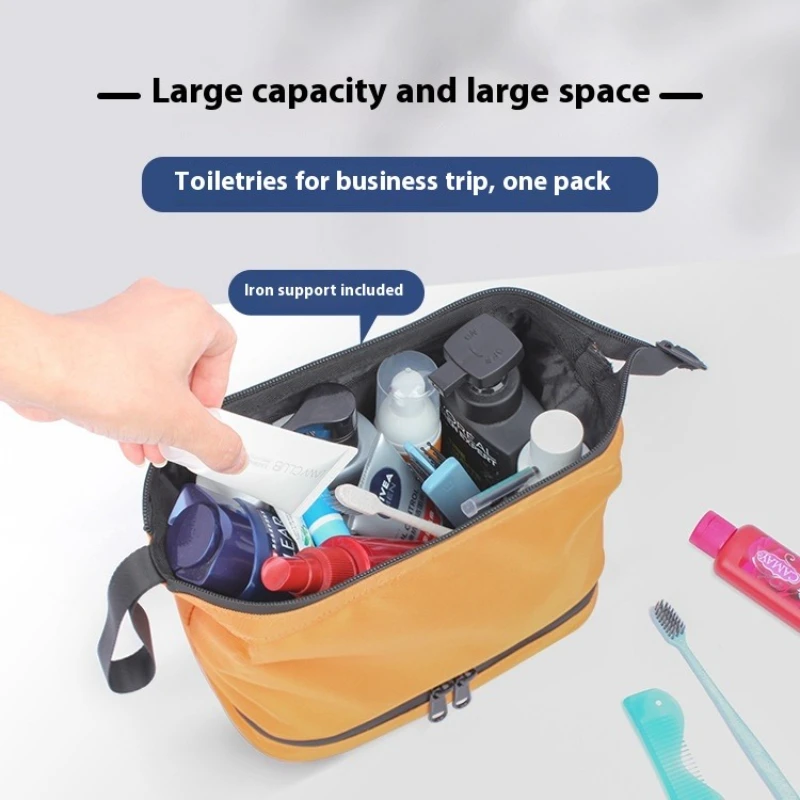 Toiletry Bag Storage Pouch Makeup Bag Travel Organizer Bag for Father Day Gifts Traveling Toiletries Outdoor Business Trip