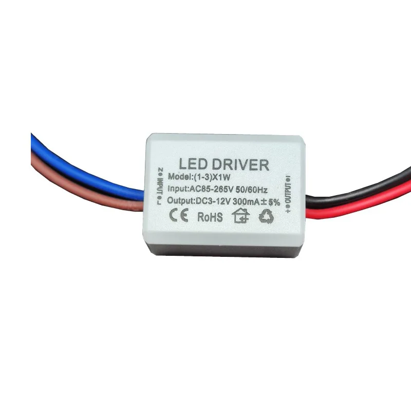 YOUCENT AC 85V - 265V Small Size Constant Current Power Supply LED Driver for 1W - 3W Ceiling Thumb Light Lamp