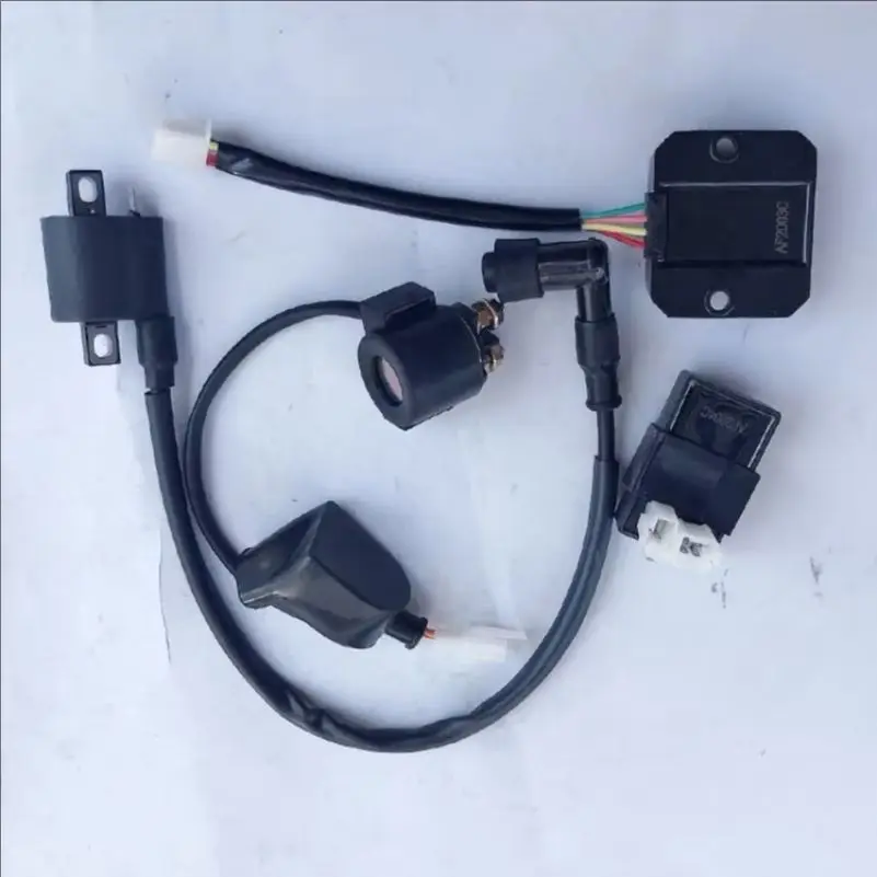 150-250CC Dirt Bike ATV Quad Ignition System Kit High Voltage Ignition Coil Complete Electrical Parts for Off Road Beach Vehicle