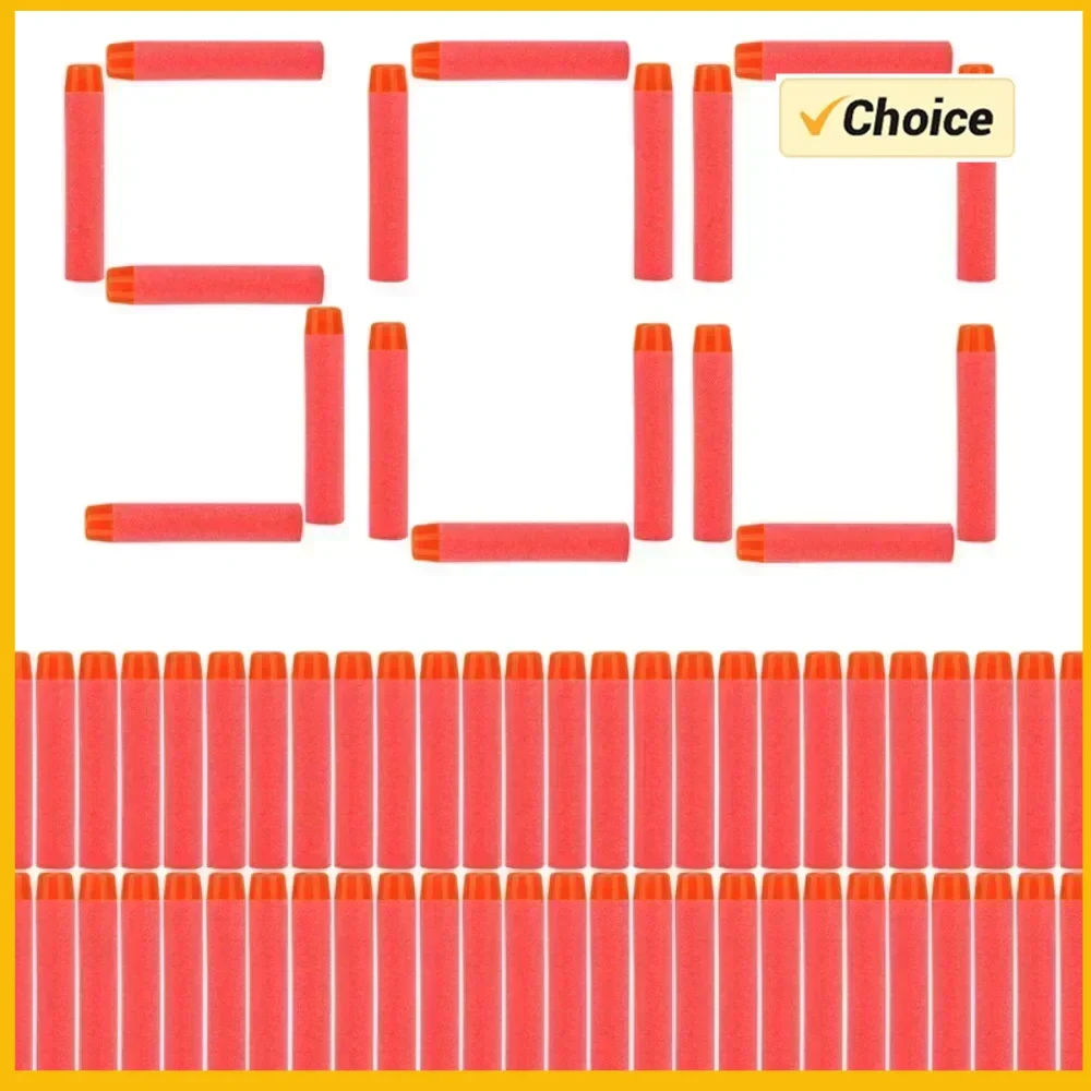 ลูกกระสุนหัวกลมสีแดงขนาด 7.2 ซม. สำหรับปืนของเล่น N-strike Elite Series Blasters โฟม EVA เติมลูกกระสุน ของเล่นเด็ก อุปกรณ์เสริมปืนของเล่น