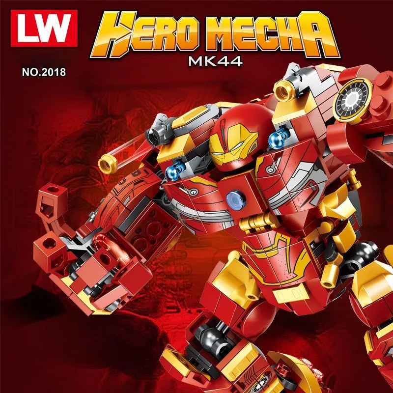 Classic Movie Super War Mecha Hero Mecha Robot Building Block Warrior Model Toys For Kids Birthday Christmas Gifts 2018