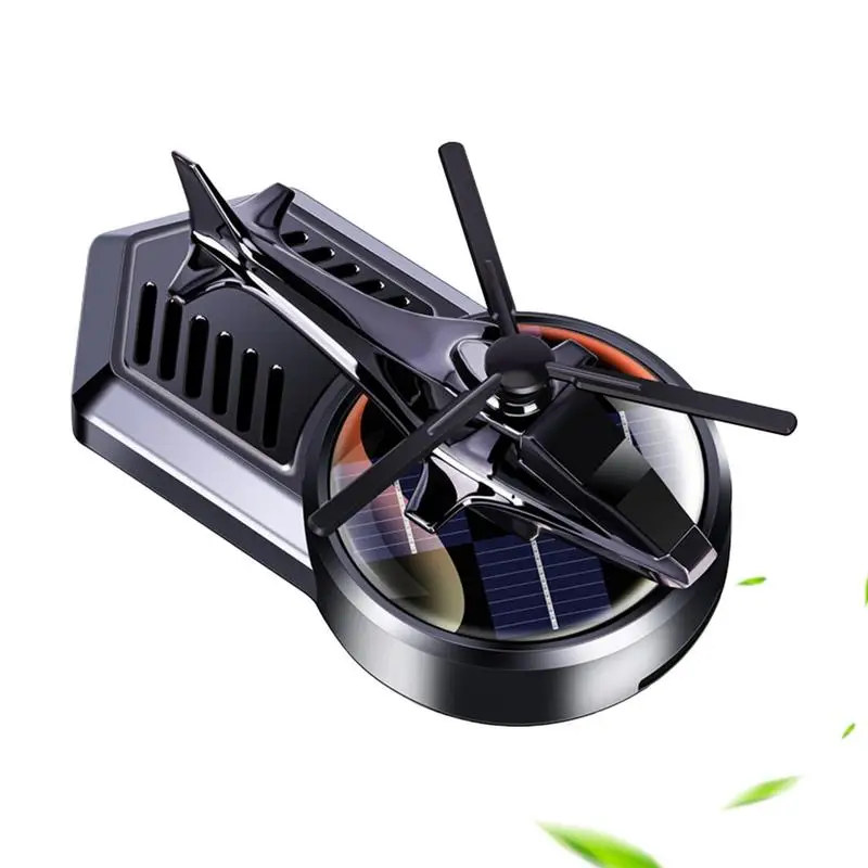 

Car Solar Helicopter Automatic Rotating Air Freshener Car Dashboard Helicopter Perfume Decoration To Remove Odor