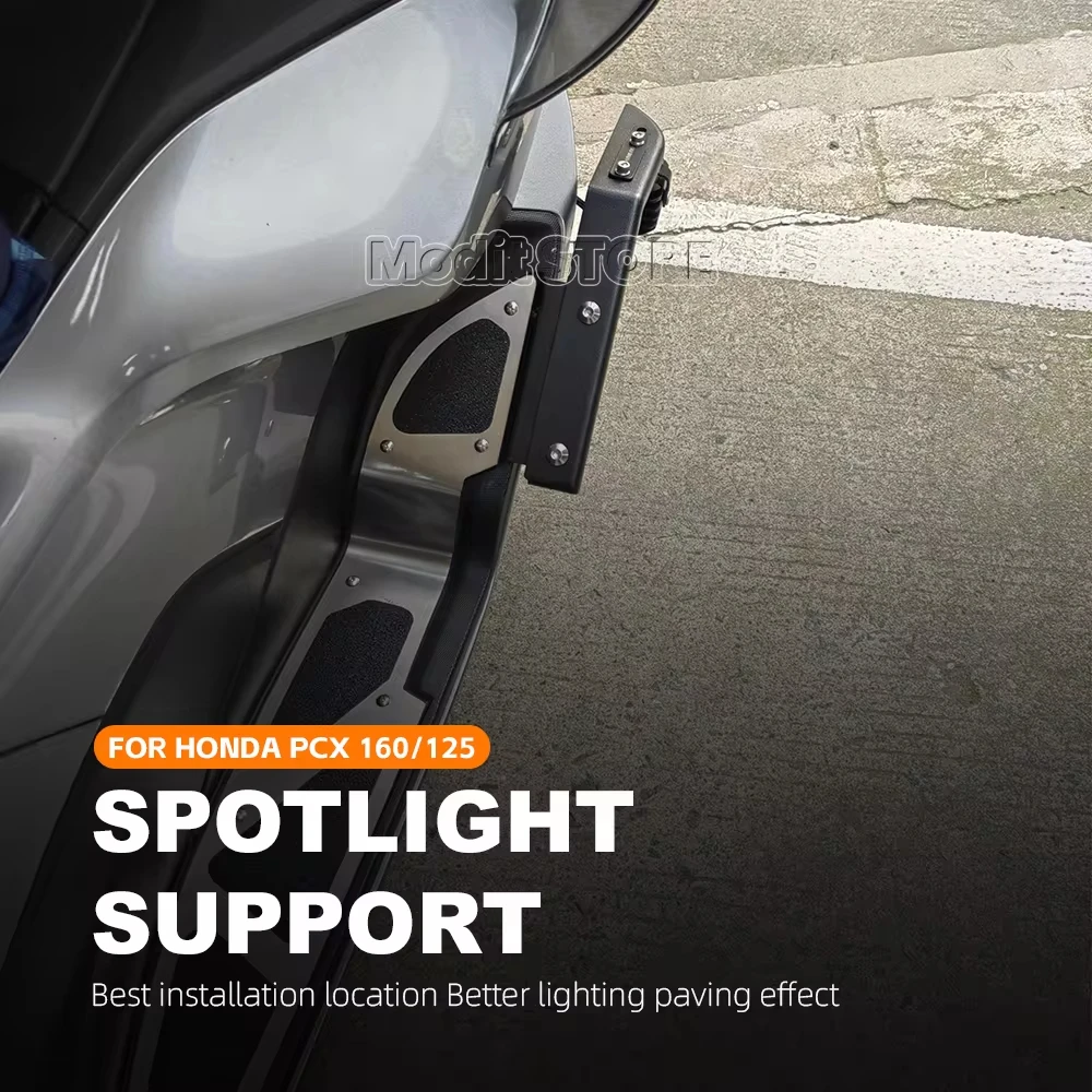 For Honda PCX 160 125 Motorcycle Spotlight bracket foot mounted installation bracket Sports light fog lamp holder lamp bracket - Image 4